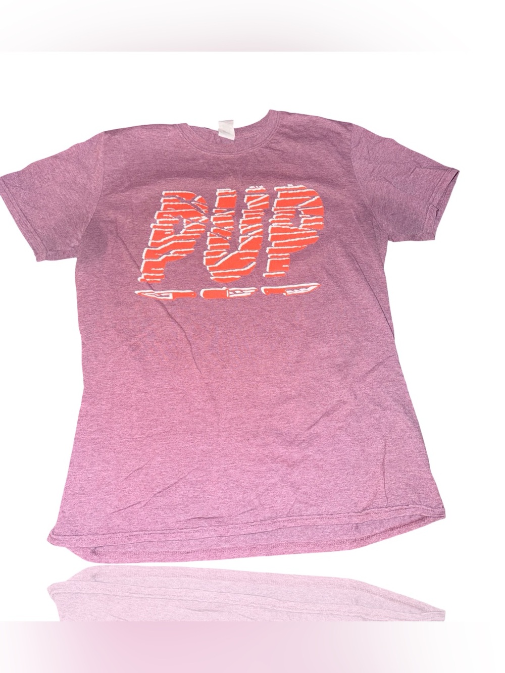 PUP Band Graphic T-Shirt Men's Size M Purple Heather Crew Neck Short